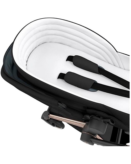 Cybex Platinum Lite Cot - Deep Black - Updated Design Pram Systems