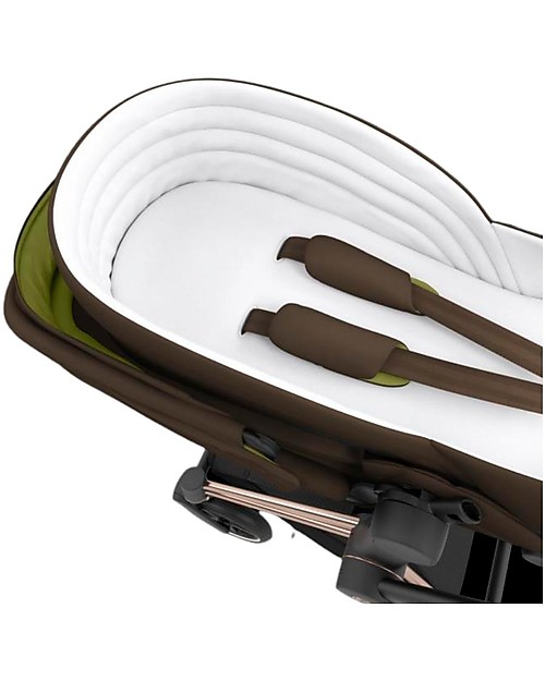 Cybex Platinum Lite Cot - Khaki Green - Updated Design Pram Systems