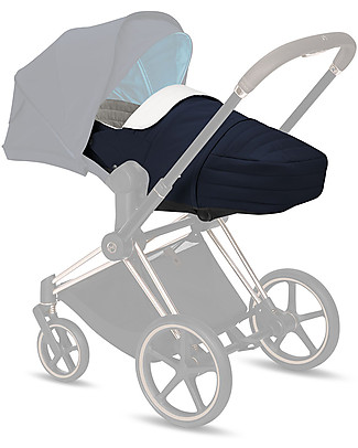 Cybex Platinum Lite Cot - Nautical Blue - Comfy and Warm Pram Systems
