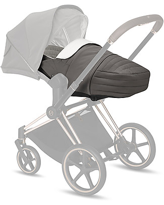 Cybex Platinum Lite Cot - Soho Grey - Comfy and Warm Pram Systems