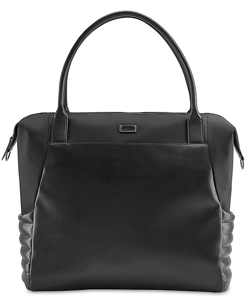 Cybex Priam Changing Bag - Deep Black - with Changing Mat Diaper Changing Bags