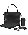 Cybex Priam Changing Bag - Deep Black - with Changing Mat Diaper Changing Bags