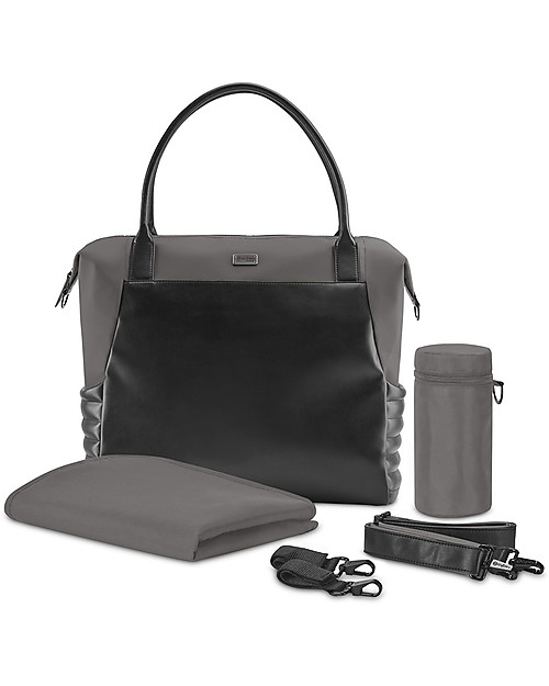 Cybex Priam Changing Bag - Soho Grey - with Changing Mat Diaper Changing Bags