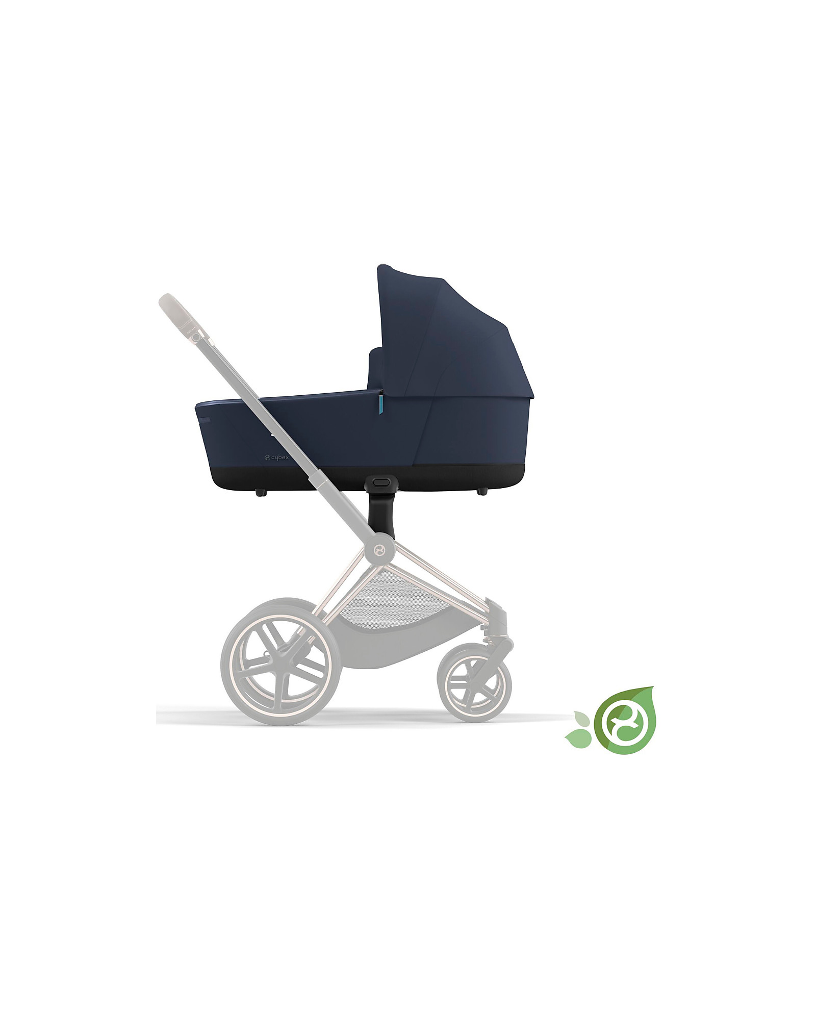 Cybex Priam or e Priam Lux Carry Cot Dark Navy Blue Comfy and