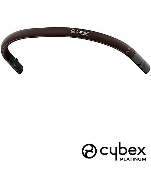 Cybex Protection Bar for Coya Stroller - Dark Brown Safety Handle