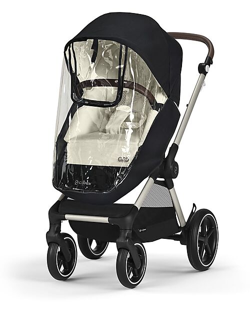Cybex Rain Cover for Eos Lux Stroller - Easy Installation Rain Cover