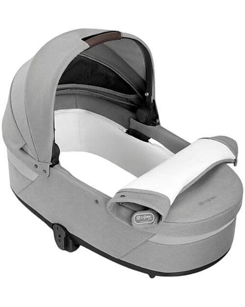 Cybex S Lux Carrycot - Lava Grey - Comfortable and Easy to Carry Pram Systems