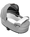 Cybex S Lux Carrycot - Lava Grey - Comfortable and Easy to Carry Pram Systems