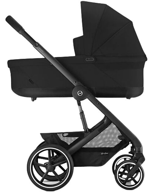 Cybex S Lux Carrycot - Moon Black - for Balios Stroller Pram Systems