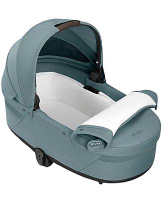 Cybex S Lux Carrycot - Sky Blue - Comfortable and Easy to Carry Pram Systems