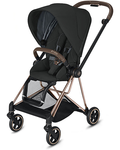 Cybex Seat Pack Comfort for Mios Stroller - Deep Black - Includes Canopy Pushchairs