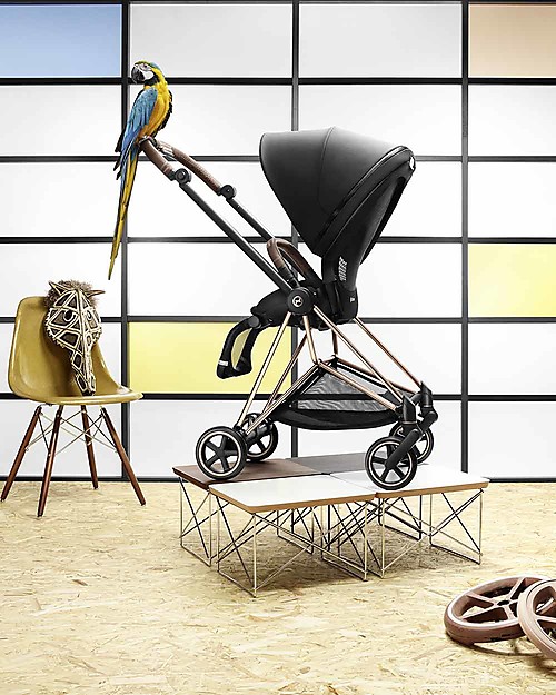 Cybex Seat Pack Comfort for Mios Stroller - Deep Black - Includes Canopy Pushchairs