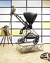 Cybex Seat Pack Comfort for Mios Stroller - Deep Black - Includes Canopy Pushchairs