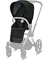 Cybex Seat Pack Comfort  for Priam Stroller - Deep Black - Includes Canopy Pushchairs