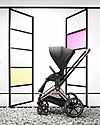 Cybex Seat Pack Comfort  for Priam Stroller - Deep Black - Includes Canopy Pushchairs