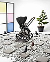 Cybex Seat Pack Comfort  for Priam Stroller - Deep Black - Includes Canopy Pushchairs