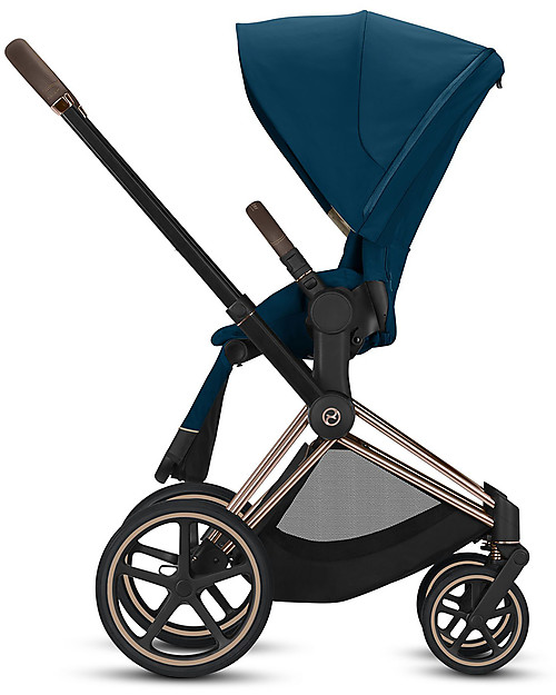 Cybex Seat Pack Comfort  for Priam Stroller - Mountain Blue - Includes Canopy Pushchairs