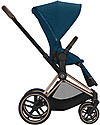 Cybex Seat Pack Comfort  for Priam Stroller - Mountain Blue - Includes Canopy Pushchairs