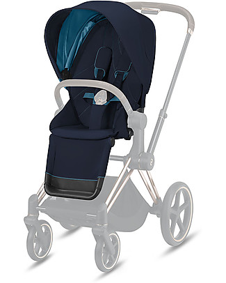 Cybex Seat Pack Comfort for Priam Stroller - Nautical Blue - Includes Canopy Pushchairs