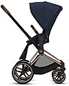 Cybex Seat Pack Comfort for Priam Stroller - Nautical Blue - Includes Canopy Pushchairs