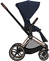 Cybex Seat Pack Comfort for Priam Stroller - Nautical Blue - Includes Canopy Pushchairs