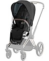 Cybex Seat Pack for Mios3 Stroller - Deep Black - with Canopy Pushchairs