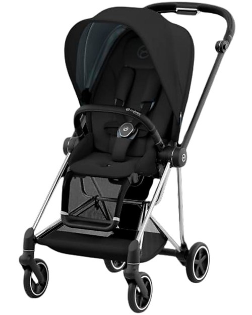 Cybex Seat Pack for Mios3 Stroller - Deep Black - with Canopy Pushchairs
