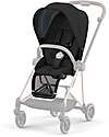 Cybex Seat Pack for Mios3 Stroller - Deep Black - with Canopy Pushchairs
