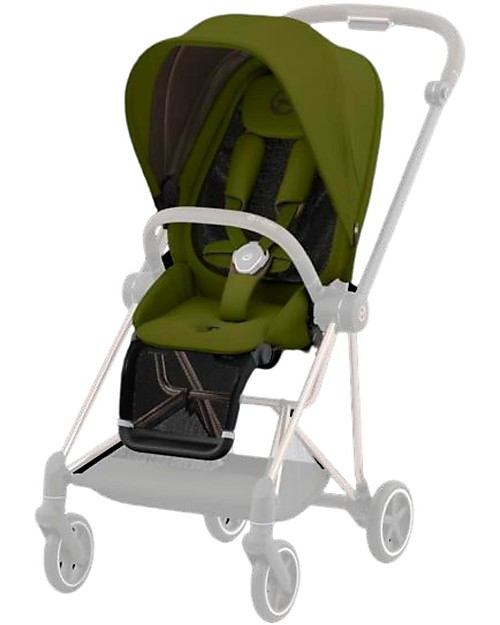 Cybex Seat Pack for Mios3 Stroller - Khaki Green - with Canopy Pushchairs