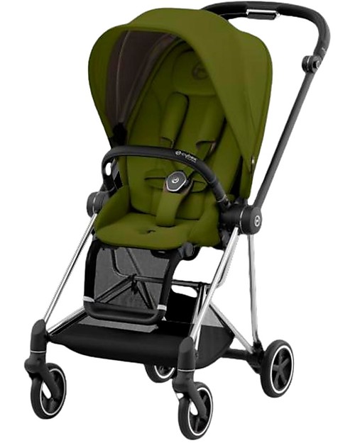 Cybex Seat Pack for Mios3 Stroller - Khaki Green - with Canopy Pushchairs