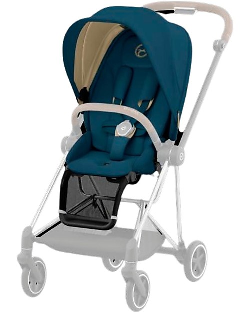 Cybex Seat Pack for Mios3 Stroller - Mountain Blue - with Canopy Pushchairs