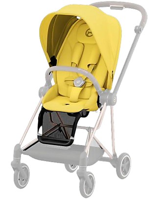 Cybex Seat Pack for Mios3 Stroller - Mustard Yellow - with Canopy Pushchairs