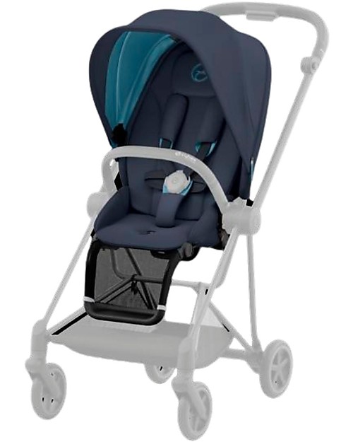 Cybex Seat Pack for Mios3 Stroller - Nautical Blue - with Canopy Pushchairs