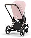 Cybex Seat Pack for Priam or e-Priam Stroller - Peach Pink - Includes Canopy Pushchairs