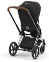 Cybex Seat Pack for Priam or e-Priam Stroller - Sepia Black - Includes Canopy Pushchairs