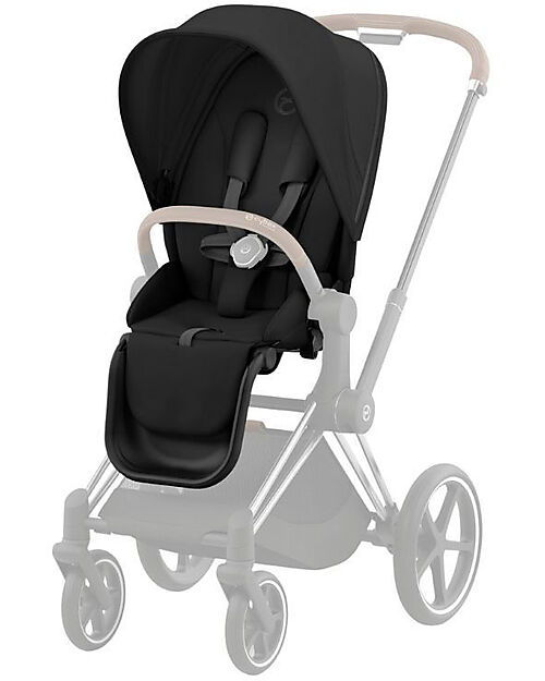 Cybex Seat Pack for Priam or e-Priam Stroller - Sepia Black - Includes Canopy Pushchairs
