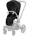 Cybex Seat Pack for Priam or e-Priam Stroller - Sepia Black - Includes Canopy Pushchairs