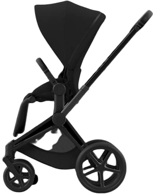 Cybex Seat Pack for Priam4 or e-Priam Stroller - Deep Black - with Canopy Pushchairs