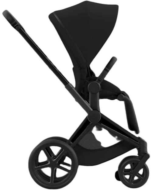 Cybex Seat Pack for Priam4 or e-Priam Stroller - Deep Black - with Canopy Pushchairs