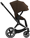 Cybex Seat Pack for Priam4 or e-Priam Stroller - Khaki Green - with Canopy Pushchairs