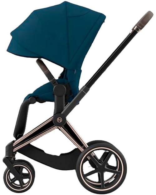 Cybex Seat Pack for Priam4 or e-Priam Stroller - Mountain Blue - with Canopy Pushchairs