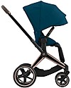 Cybex Seat Pack for Priam4 or e-Priam Stroller - Mountain Blue - with Canopy Pushchairs