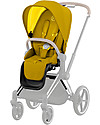 Cybex Seat Pack for Priam4 or e-Priam Stroller - Mustard Yellow - with Canopy Pushchairs