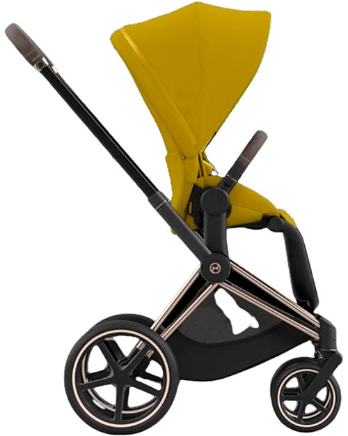 Cybex Seat Pack for Priam4 or e-Priam Stroller - Mustard Yellow - with Canopy Pushchairs