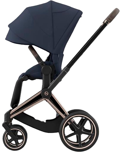 Cybex Seat Pack for Priam4 or e-Priam Stroller - Nautical Blue - with Canopy Pushchairs