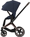 Cybex Seat Pack for Priam4 or e-Priam Stroller - Nautical Blue - with Canopy Pushchairs