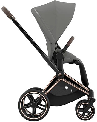 Cybex Seat Pack for Priam4 or e-Priam Stroller - Soho Grey - with Canopy Pushchairs