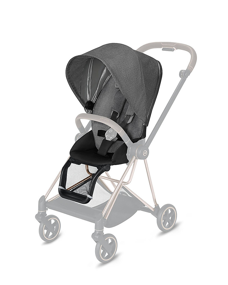 Cybex Seat Pack Plus for Mios Stroller - Manhattan Grey - Includes