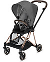Cybex Seat Pack Plus for Mios Stroller - Manhattan Grey - Includes Canopy Pushchairs