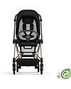 Cybex Seat Pack Plus for Mios Stroller - Onyx Black  - Includes Canopy - Concious Collection  Fabric Made from 22
Recycled Plastic Bottles Pushchairs